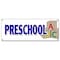 Signmission PRESCHOOL BANNER SIGN licensed accredited kindergarten day care early B-Preschool - alternate 1